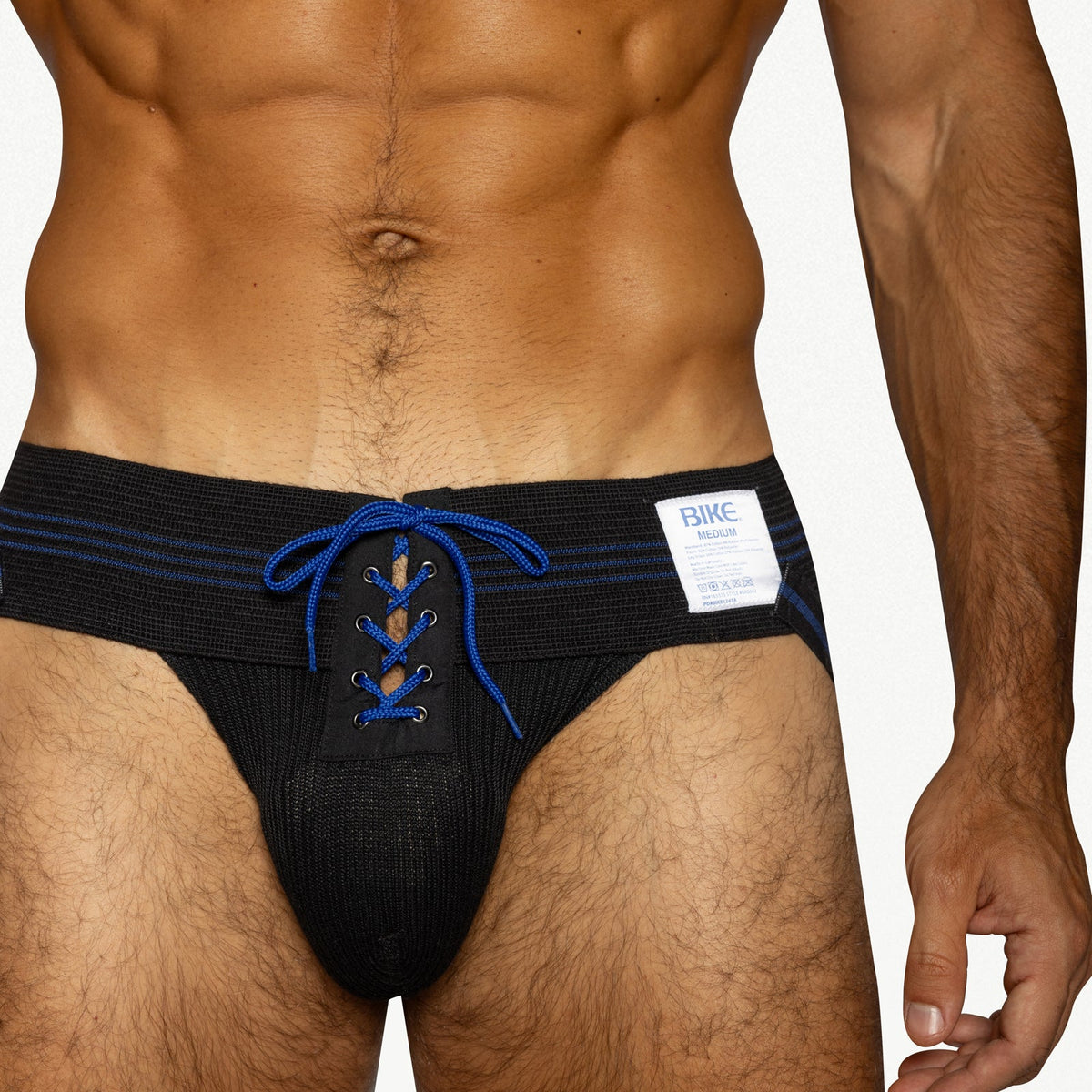 BIKE Vintage Lace-up Jockstrap - Vintage Cream