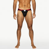 3-Pack Stretch Cotton Jockstrap - Black