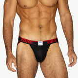 3-Pack Stretch Cotton Jockstrap - Black