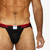 3-Pack Stretch Cotton Jockstrap - Black