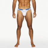 3-Pack Stretch Cotton Jockstrap - White
