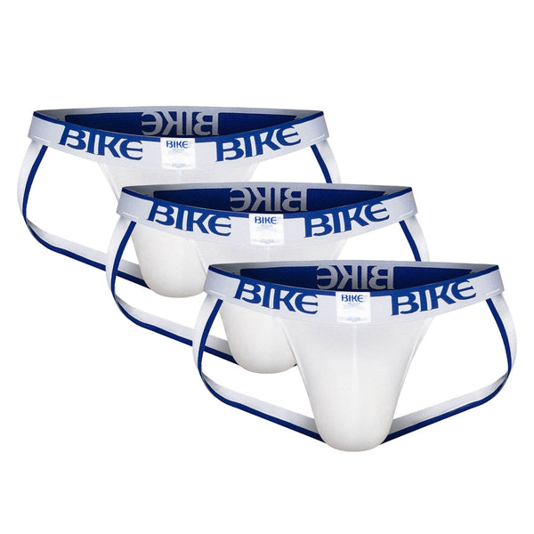 3-Pack Stretch Cotton Jockstrap - White