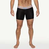 BIKE Stretch Cotton Boxer Brief - Black