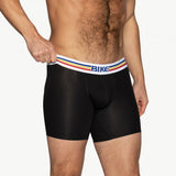 BIKE Stretch Cotton Boxer Brief - Black