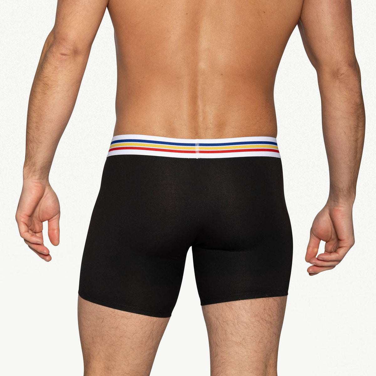 BIKE Stretch Cotton Boxer Brief - Black