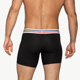 BIKE Stretch Cotton Boxer Brief - Black
