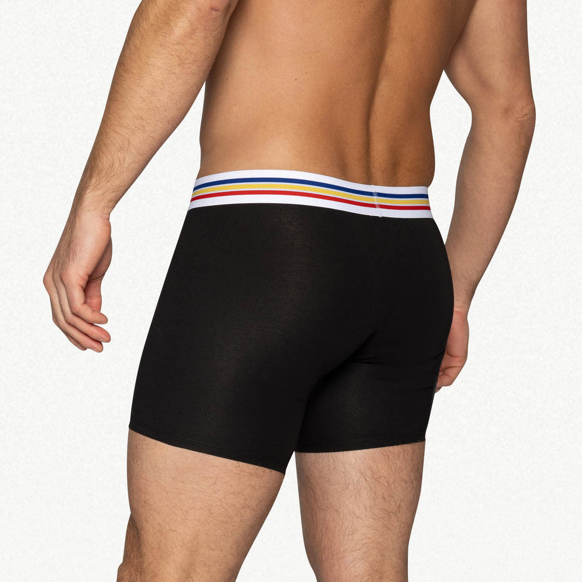 BIKE Stretch Cotton Boxer Brief - Black