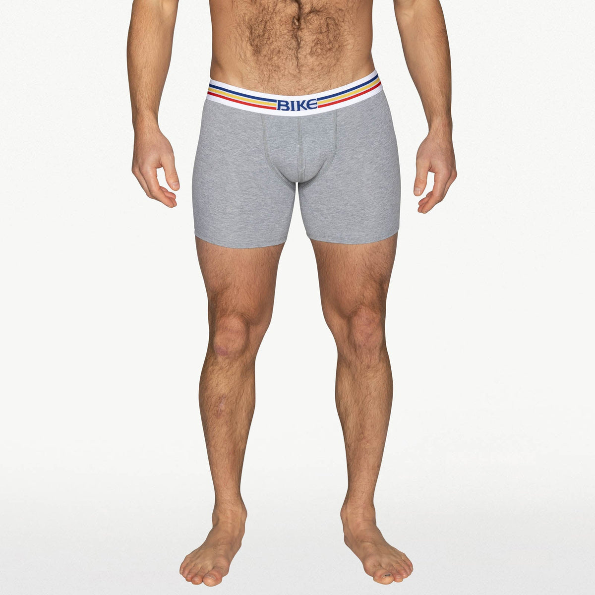 BIKE Stretch Cotton Boxer Brief - Gray
