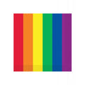 Beistle Pride Luncheon Napkins - Rainbow Pack of 16