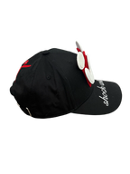 Smiley Cap in Black by Walter van Beirendonck