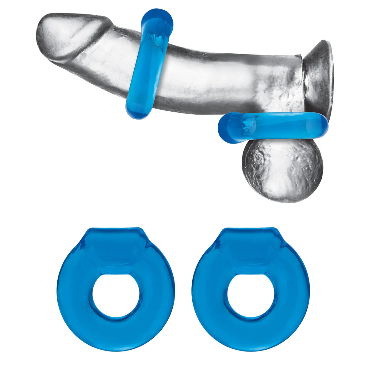 2-Pack Ultra-Stretch Stamina Endurance Ring by Blue Line
