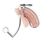 Cock Cage With Anal Stimulator by Blue Line