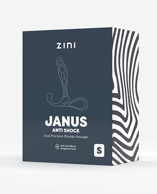 Zini Janus Anti Shock Vibrating Prostate Massager - Small Black