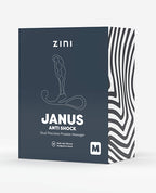 Zini Janus Anti Shock Vibrating Prostate Massager - Medium Black