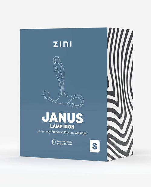 Zini Janus Lamp Iron Vibrating Prostate Massager - Small Maroon