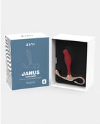 Zini Janus Lamp Iron Vibrating Prostate Massager - Small Maroon