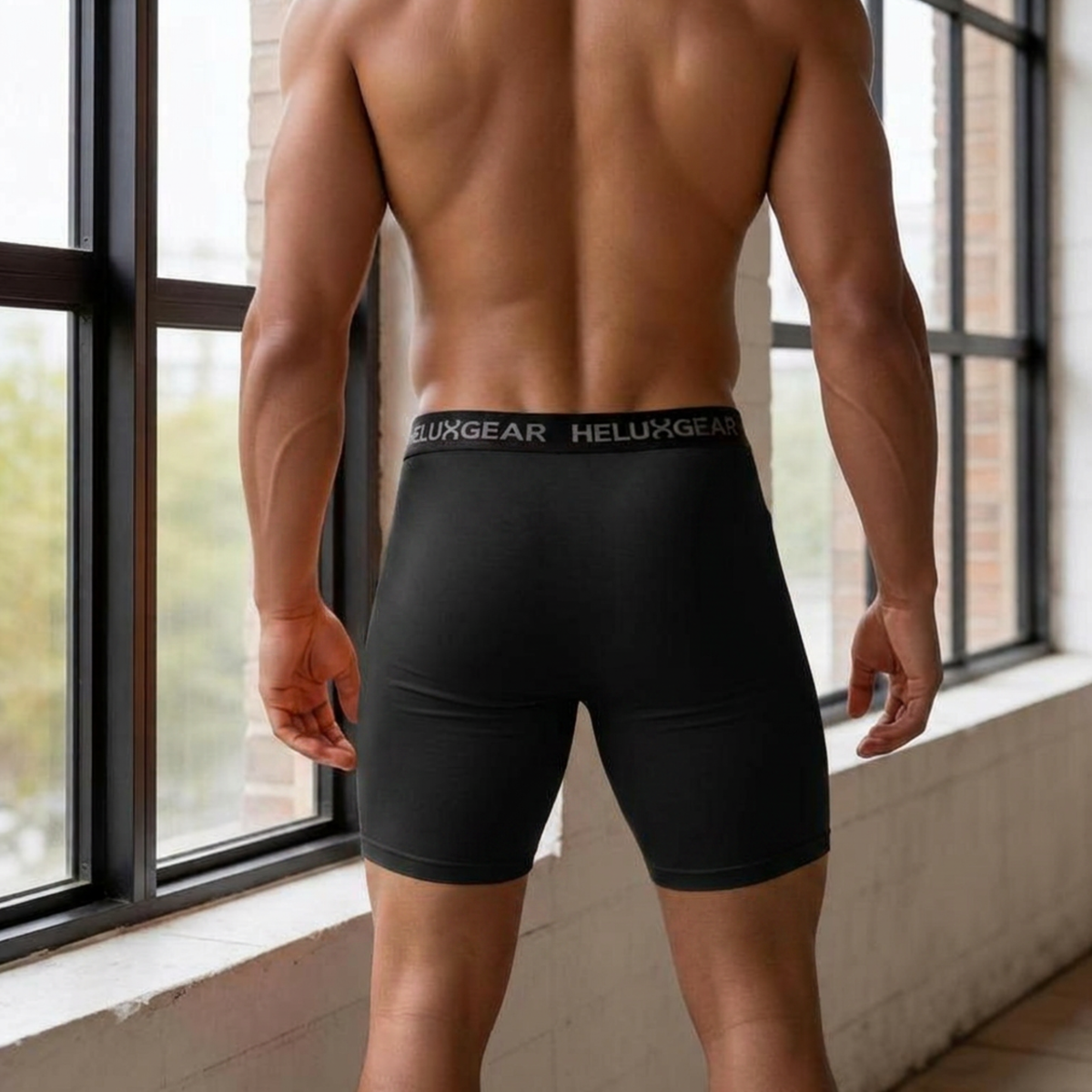 Helux Gear Microfiber Boxer Brief 2nd Edition - Black