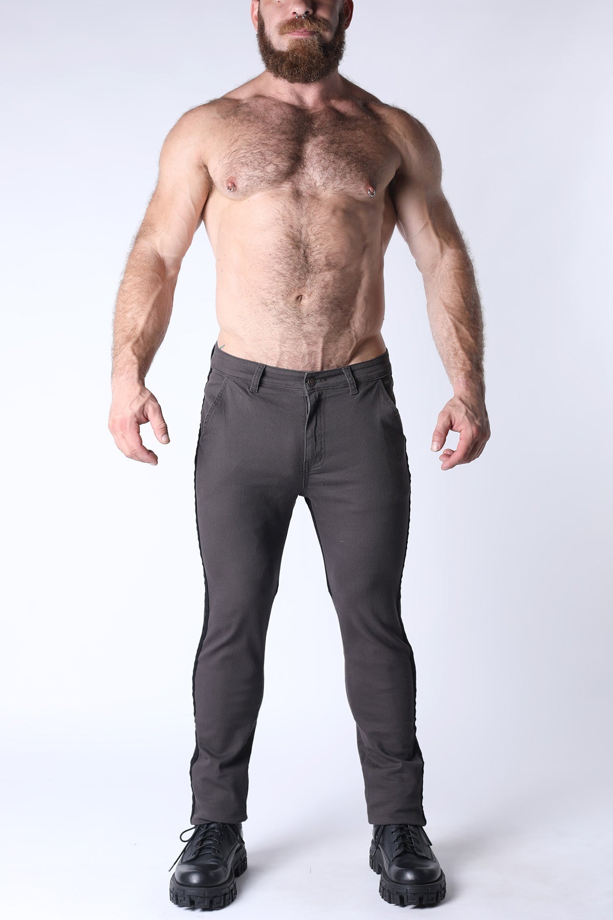 CELLBLOCK 13 Brigade Twill Saddle Zipper Pant- grey