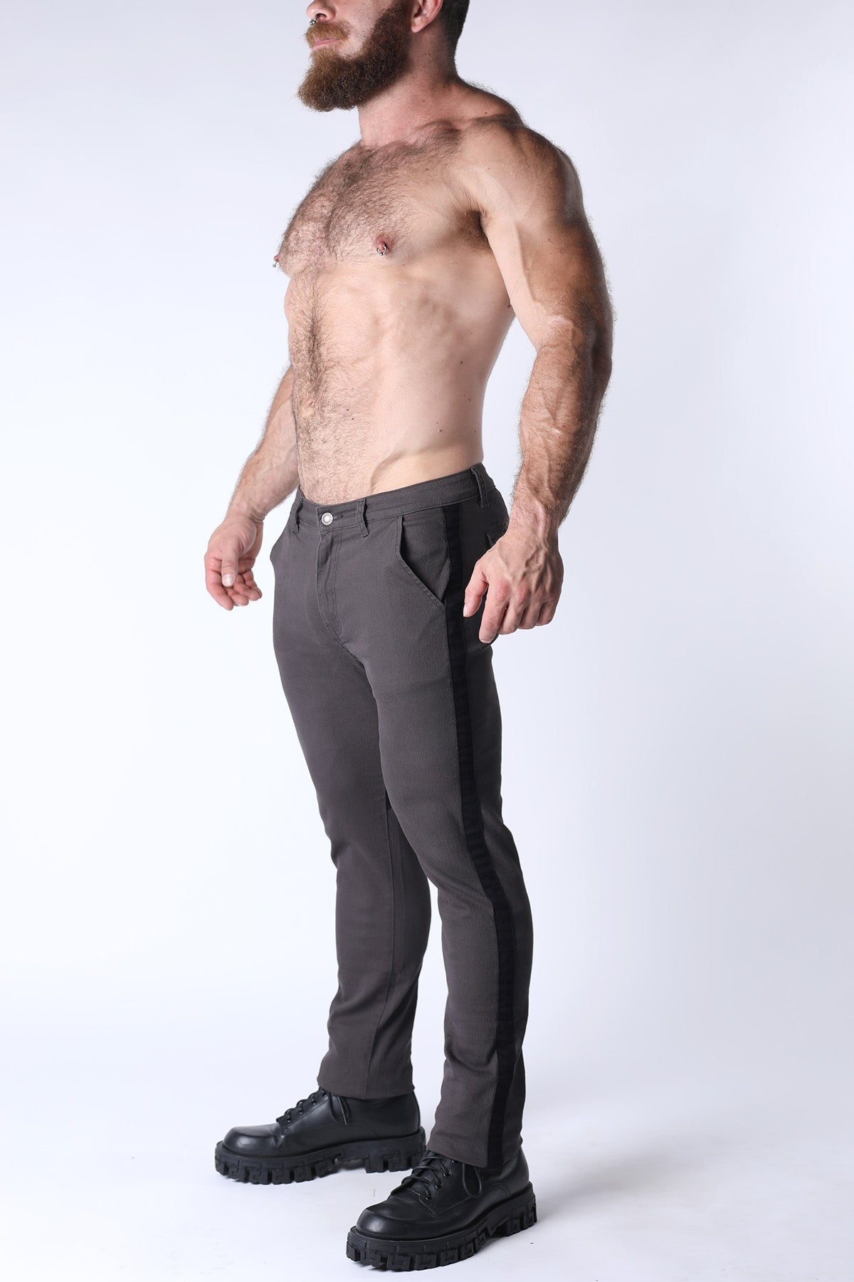 CELLBLOCK 13 Brigade Twill Saddle Zipper Pant- grey