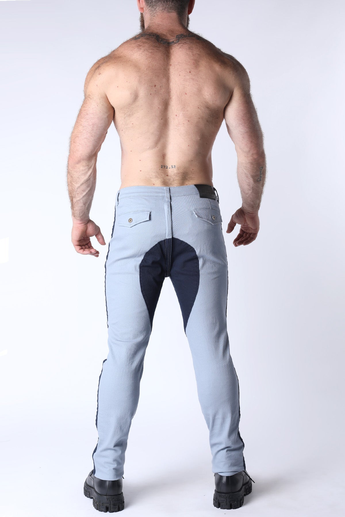 CELLBLOCK 13 Brigade Twill Saddle Zipper Pant- Steel Blue