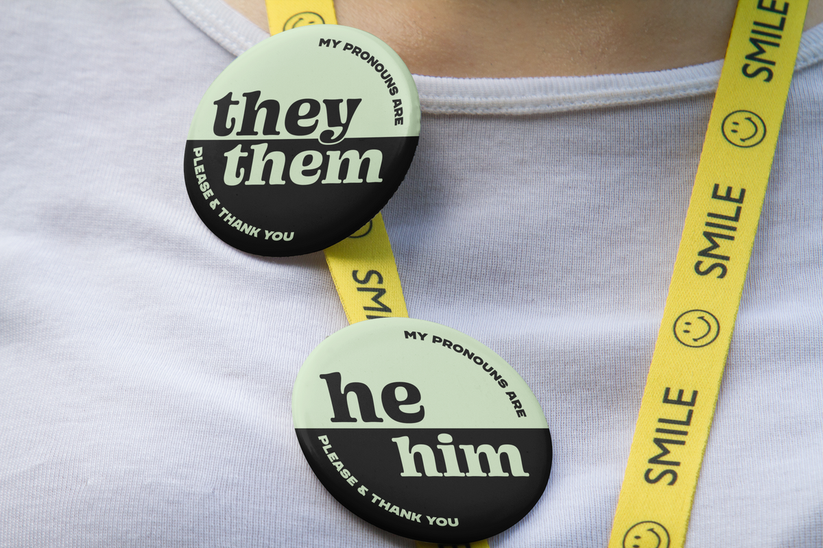 He They Pronoun Pin
