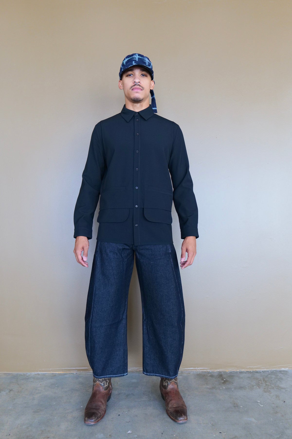 Henrik Vibskov ANTS SHIRT - BLACK