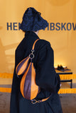 LEATHER BOXING BAG in BROWN/ ORANGE BY Henrik Vibskov SS24
