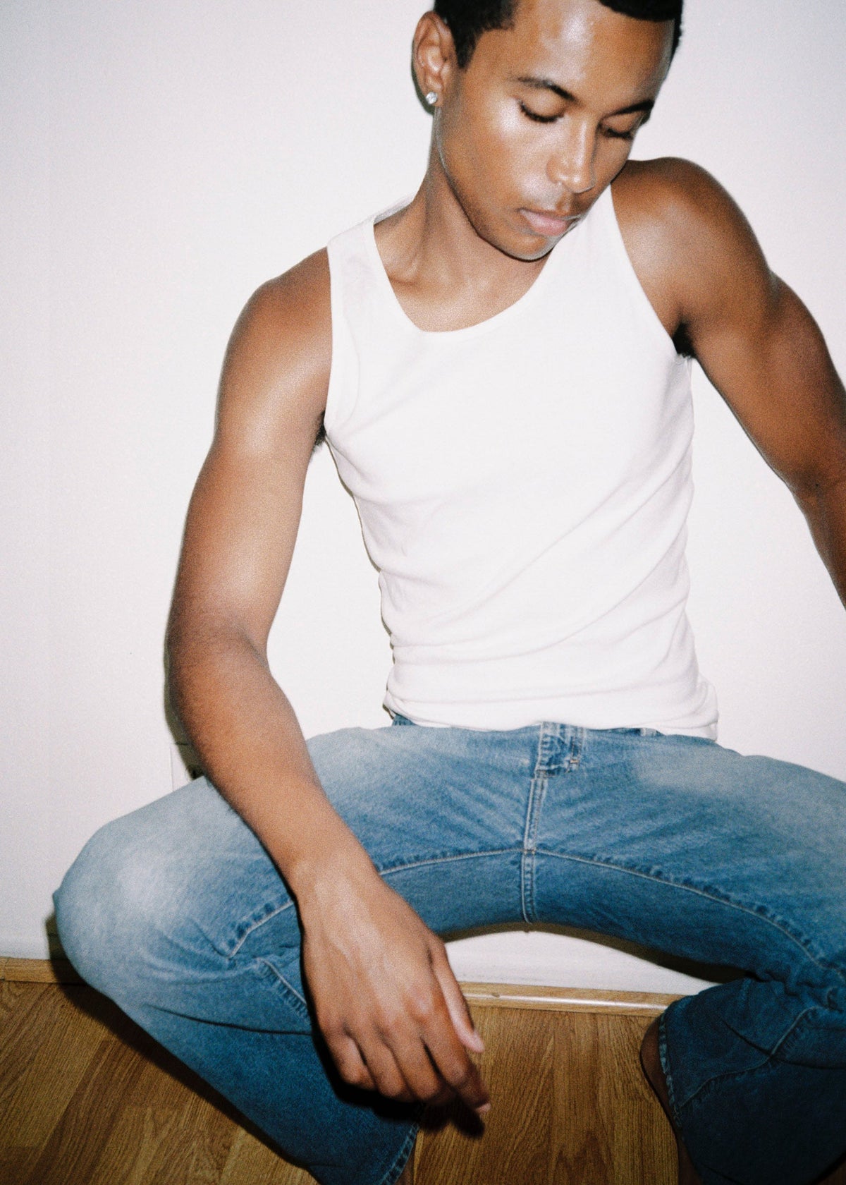 Dominic Albano Ribbed Cotton Tank - White