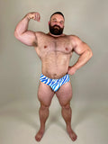 Alfons Dovana Blue Tiger Velvet Brief