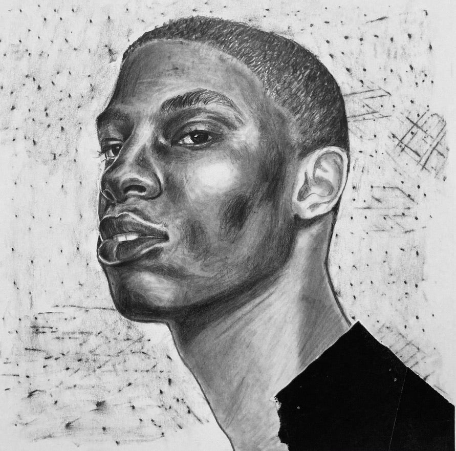 Carmine Santaniello, Charcoal Portraits #3, 2023