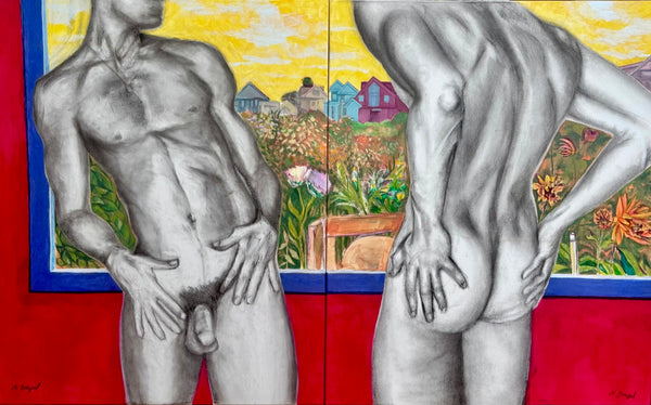 Khen Brezel, The Garden On The Hill (Diptych), 2026