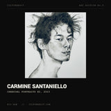 Carmine Santaniello, Charcoal Portraits #2, 2023