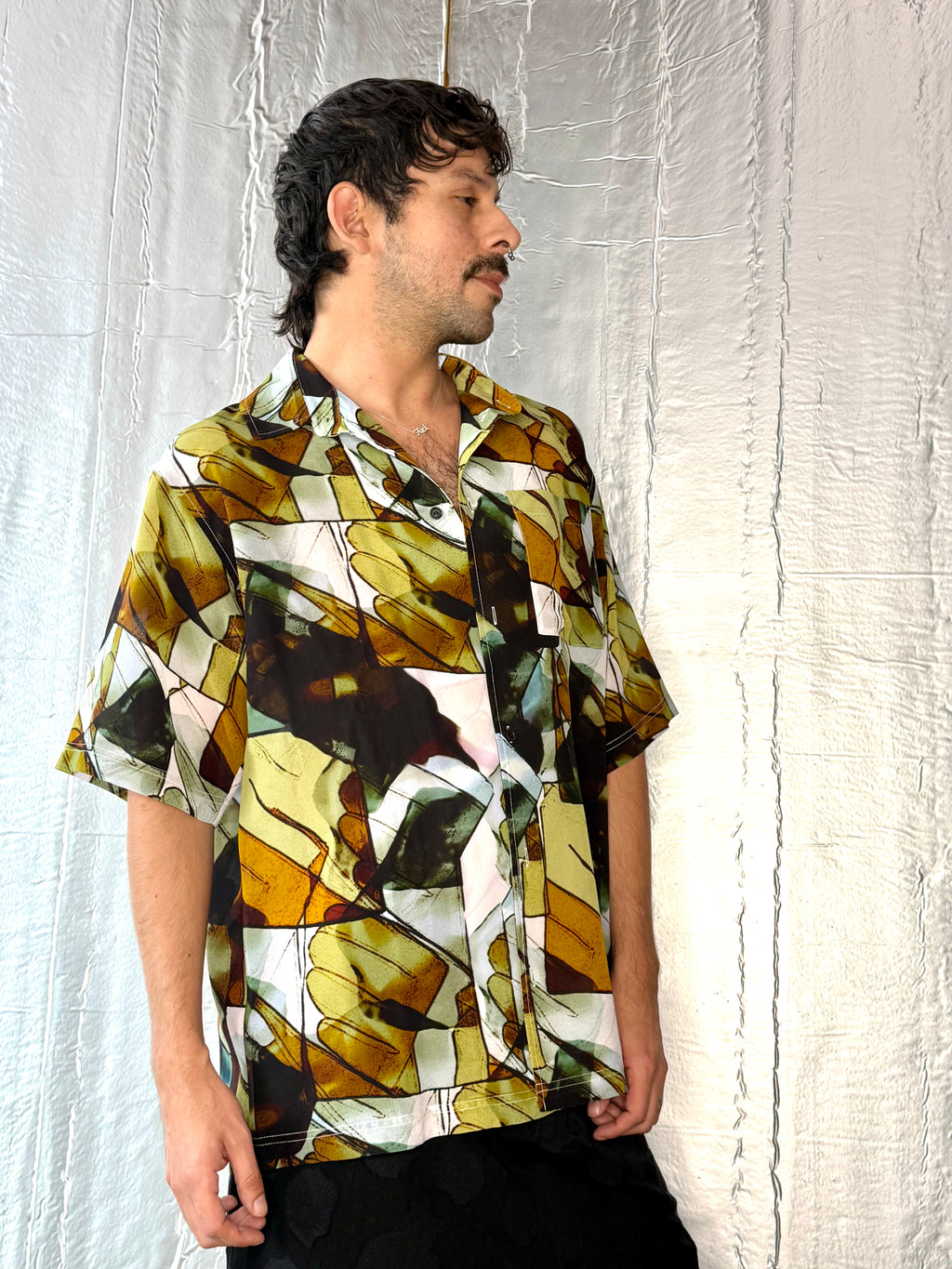 Henrik Vibskov Transferred Silk Shirt