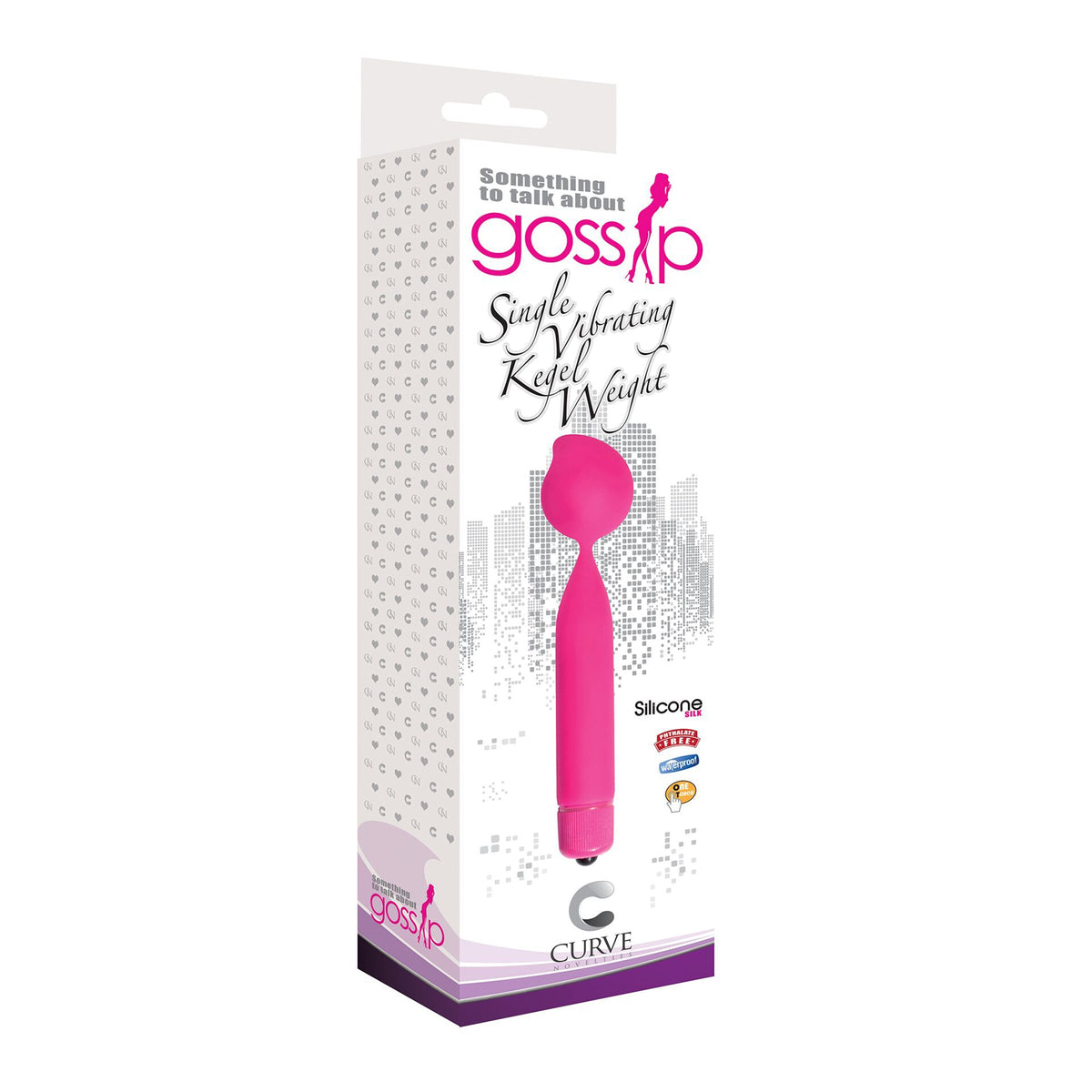 Gossip Single Vibe Kegel Weight - Magenta