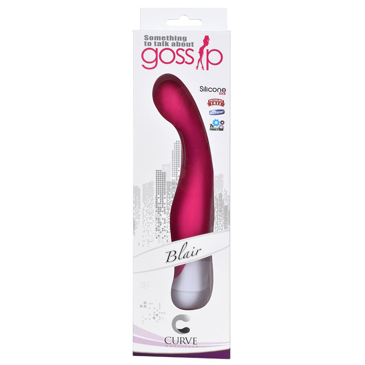 Blair 7 Speed Silicone G-Spot Vibrator - Pink