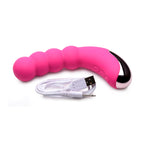 50X Silicone Beaded Vibrator - Pink