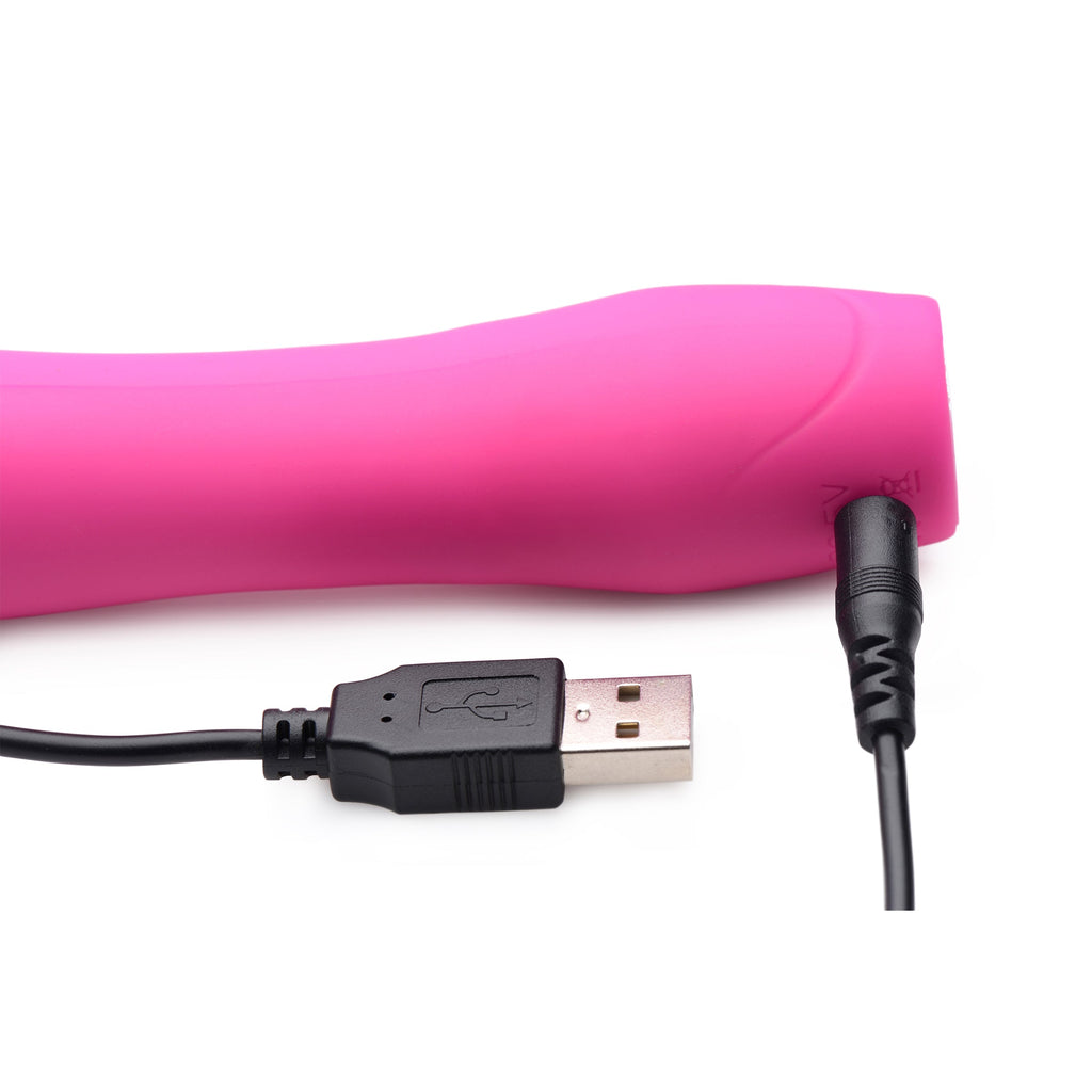 5X G-Charm Moving G-spot Bead Mini Vibe - Magenta