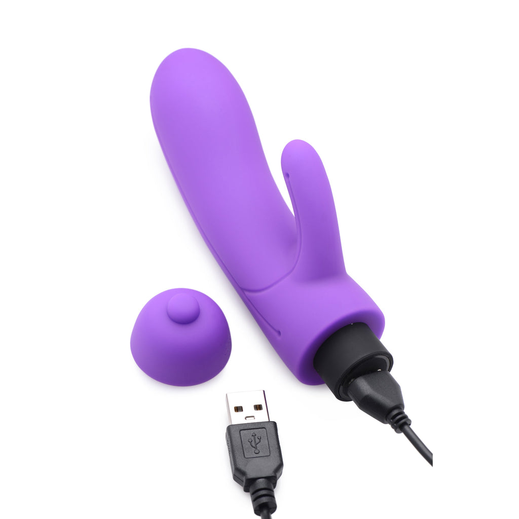 Lil Smoothie 7X Mini Silicone Rabbit Vibe - Violet