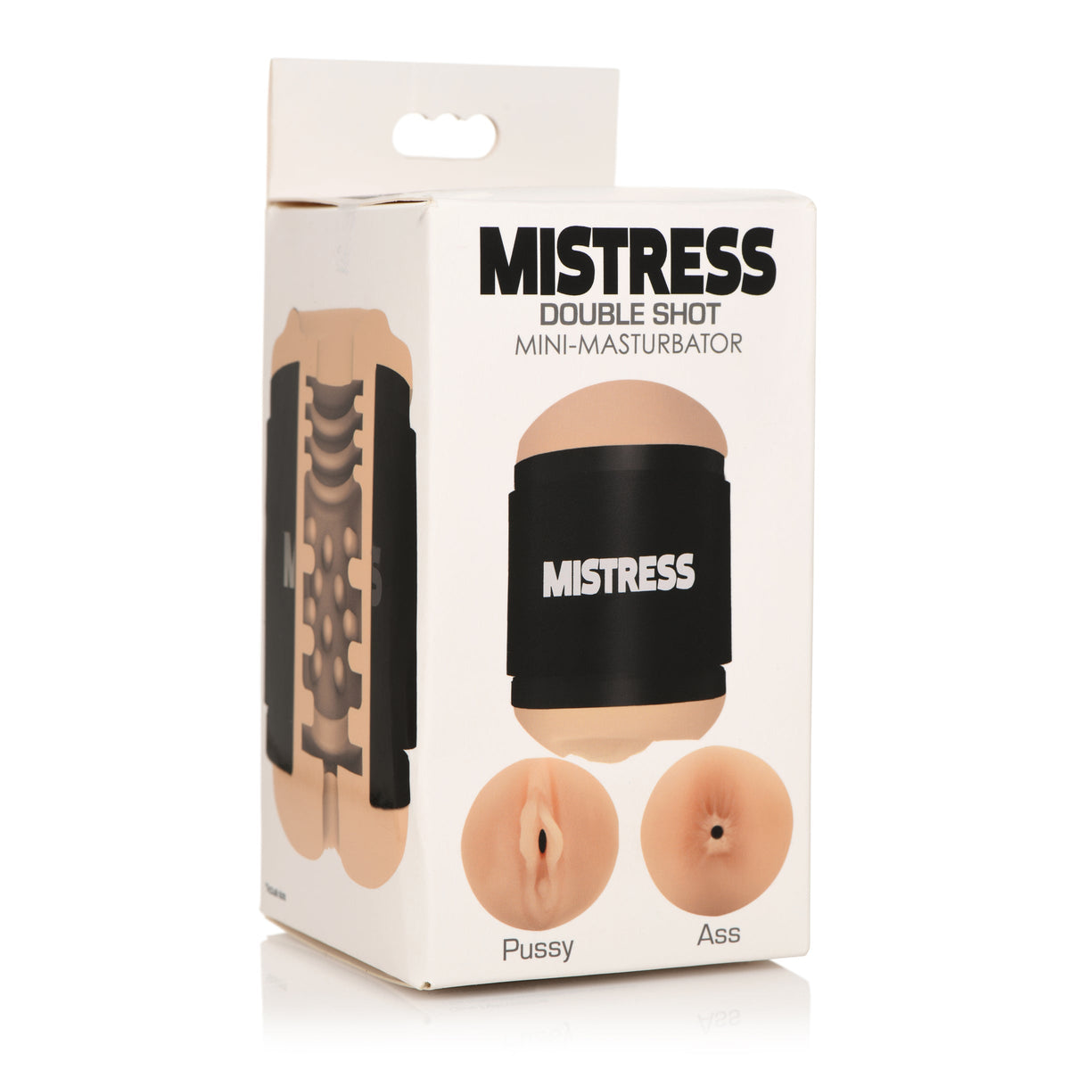 Mistress Double Shot Pussy & Ass Stroker - Light