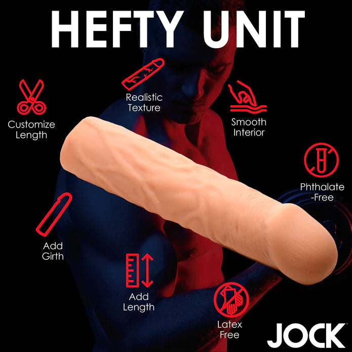 JOCK Extra Long Penis Extension Sleeve - Light