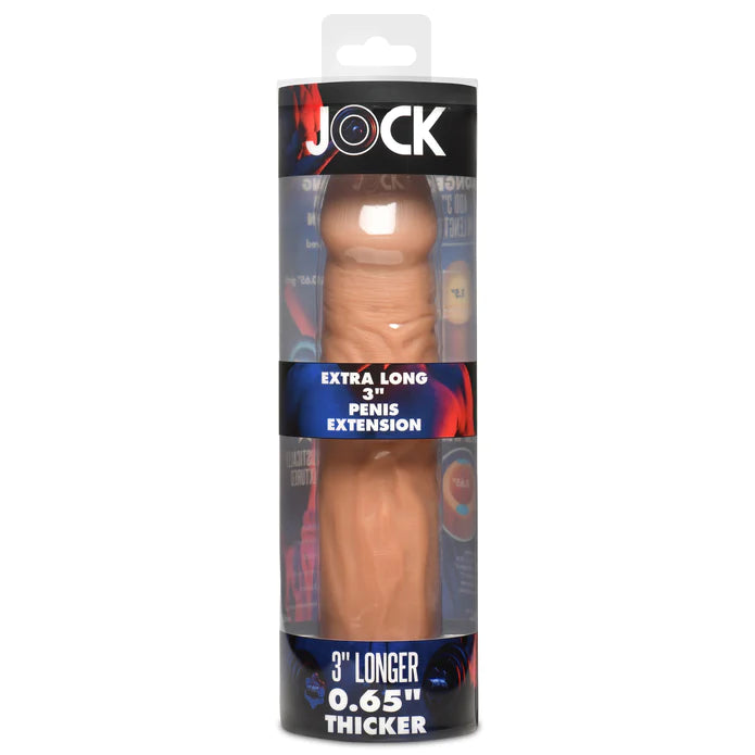 JOCK Extra Long Penis Extension Sleeve - Medium