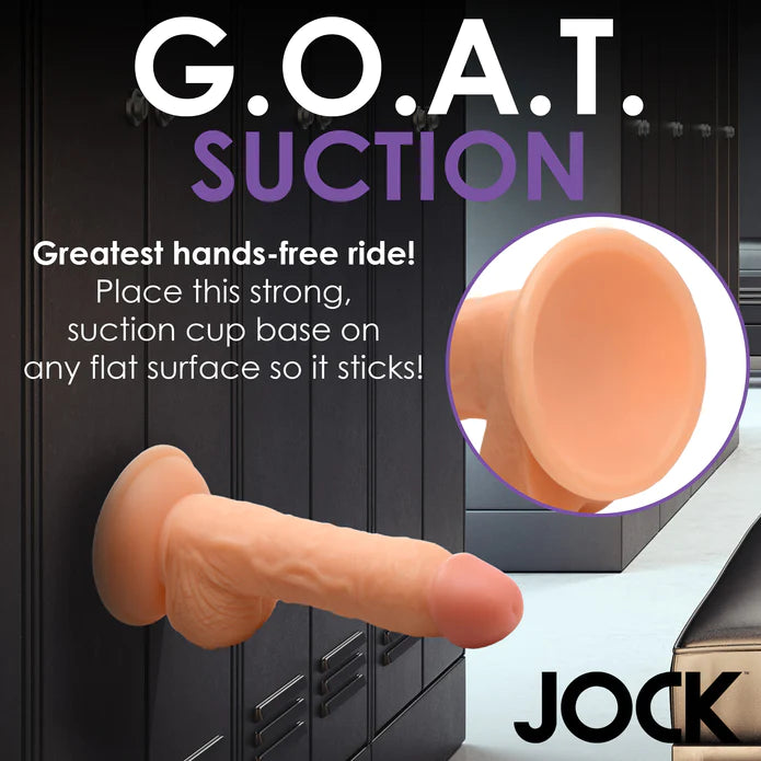JOCK Wrestling Wayne 7" Dildo W/ Balls Light