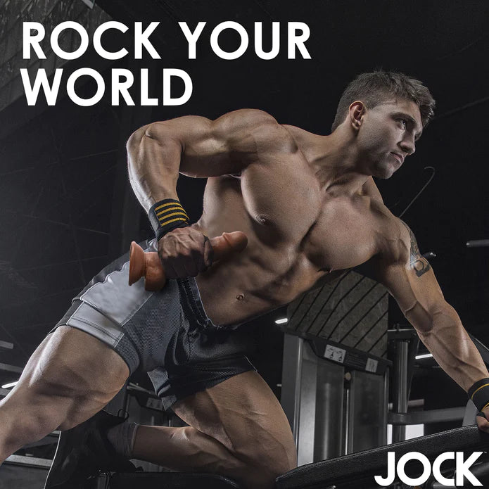 JOCK Weightlifting Wesley 7" Dildo W/ Balls Medium