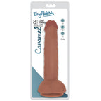 Easy Riders 8 Inch Dual Density Dildo With Balls - Medium