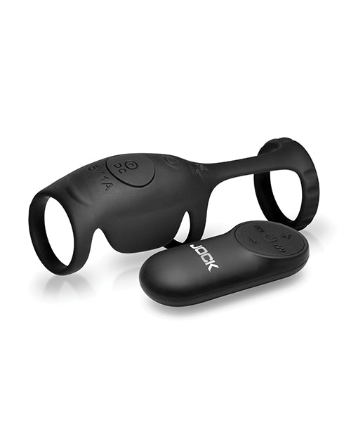 Curve Toys Jock Enhancers Blitz Vibrating Penis Sleeve C-Ring w/Remote