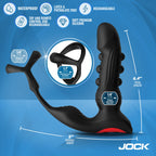 Jock P-Pulse Pulsing Silicone Prostate Vibrator with Remote Control