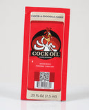Cock Oil Water Based Lubricant - 0.25 oz Foil Packet