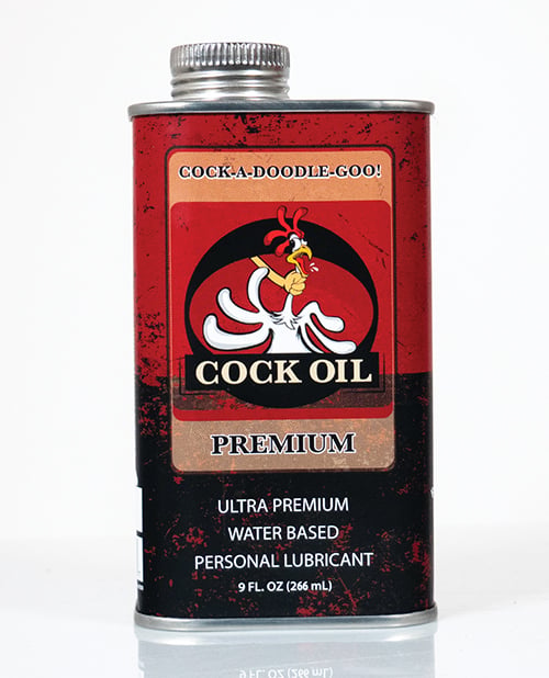 Cock Oil Water Based Lubricant - Metal Can 9 oz