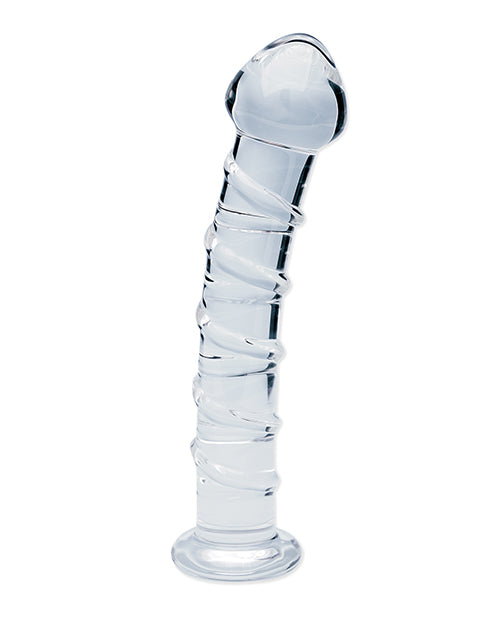 Clarity Spiral Glass Dildo 6.3in - Seraphic Spiral