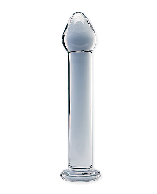 Clarity Sculpted Glass Dildo 5.7in - Seraphic Serenade